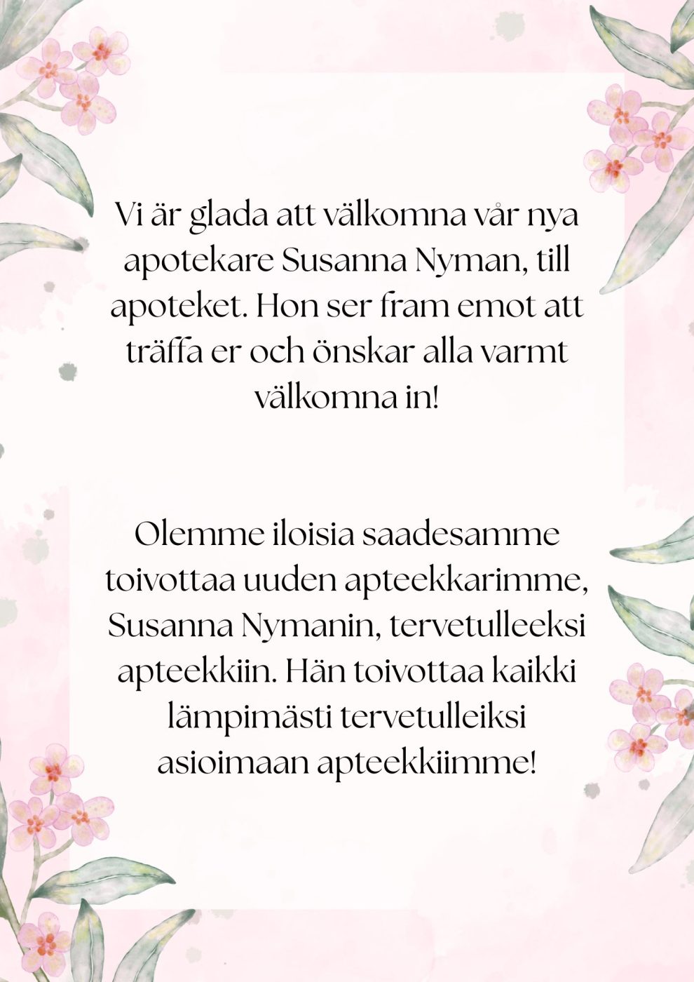 Nya apotekare